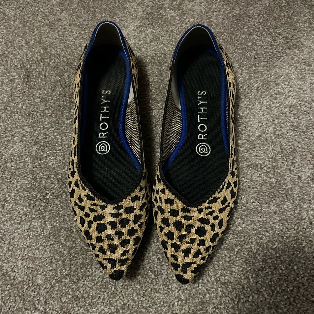 Rothy’s Leopard Print Flats